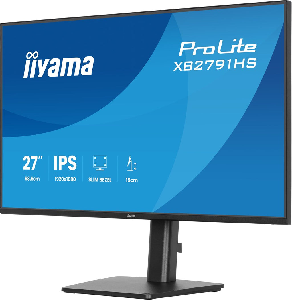 IIYAMA ProLite XB2791HS-B1 27" Full HD LED Monitor 1920x1080 120Hz IPS Black