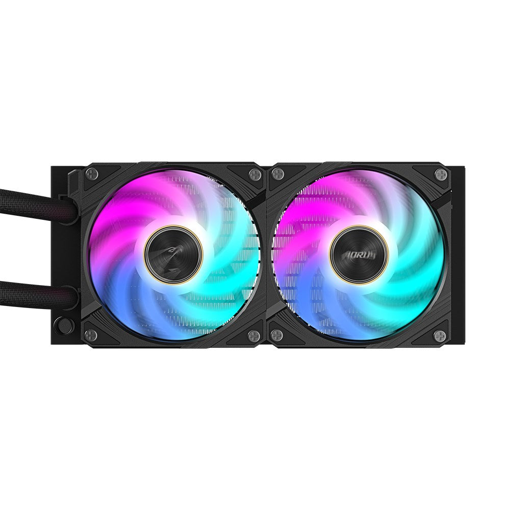 GIGABYTE AORUS WATERFORCE X II 240 Liquid CPU Cooling System (LGA115x, LGA1200, LGA1700, AM4, AM5, TR4, sTR5) (GP-AORUS WATERFORCE X II 240)