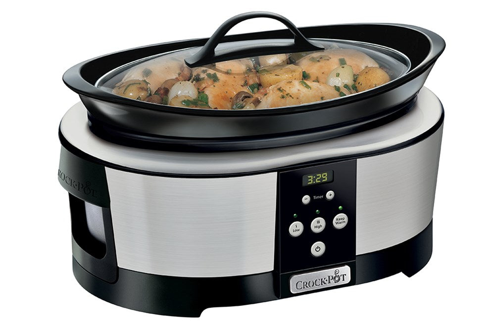 CROCK-POT 5.7 L Slow Cooker Chrome | Model SCCPBPP605-050