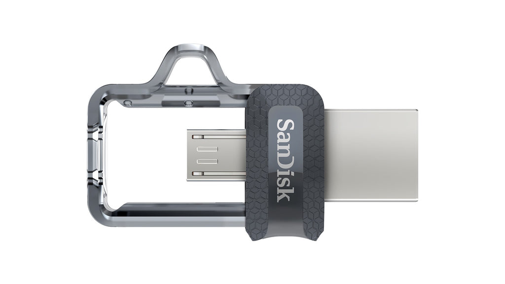 SanDisk Ultra Dual M3.0 - USB Flash Drive - 256GB - USB3.0/ micro USB - SDDD3-256 G-G46