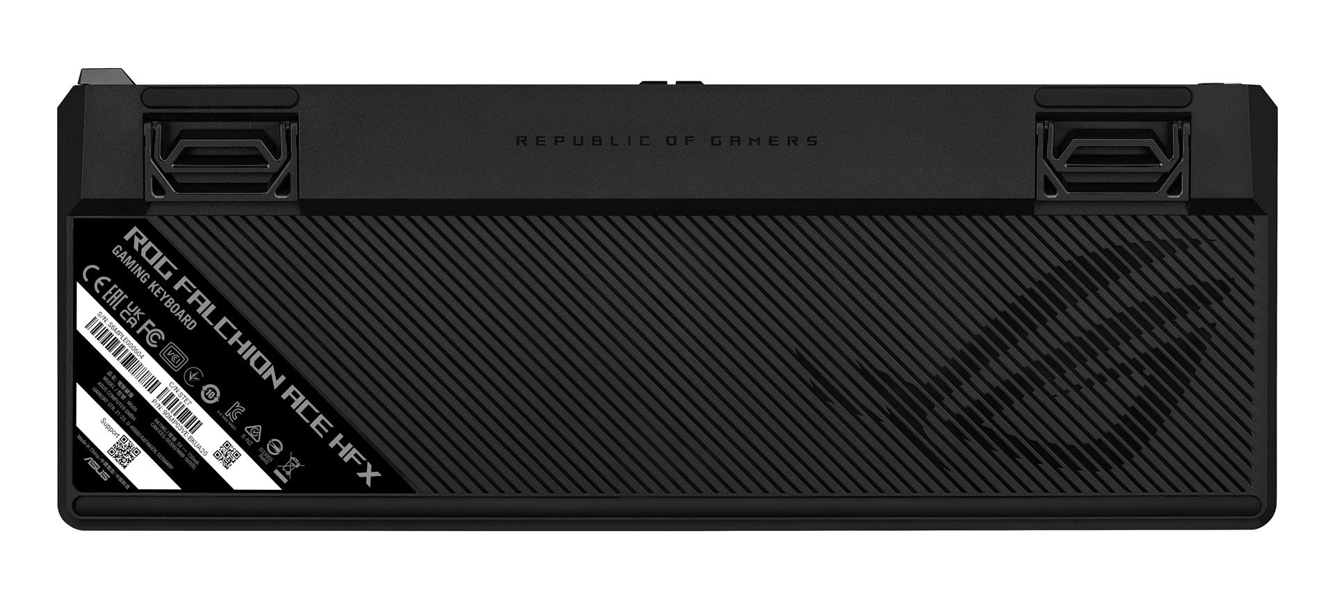 ASUS ROG Falchion Ace - Keyboard - 65% Compact - Backlit - USB - QWERTZ - ROG NX Red Switches - Black (90MP03VE-BKDA20)