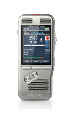 Philips Pocket Memo DPM8300 Voice Recorder 4GB Flash 200mW 2.4" Display (DPM 8300)