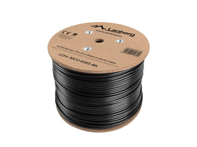 Lanberg LCF6-30CU-0305-BK Networking Cable Black 305 m Cat6