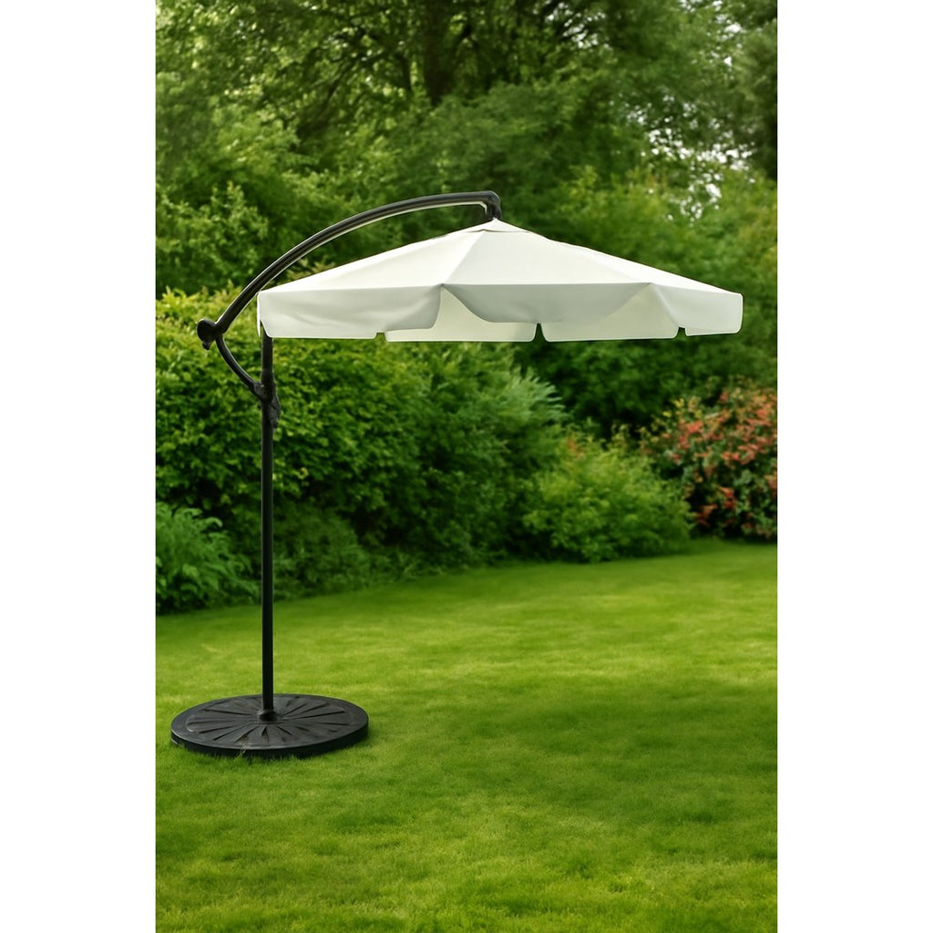 Extralink Garden Umbrella 3 m Beige with Side Panels