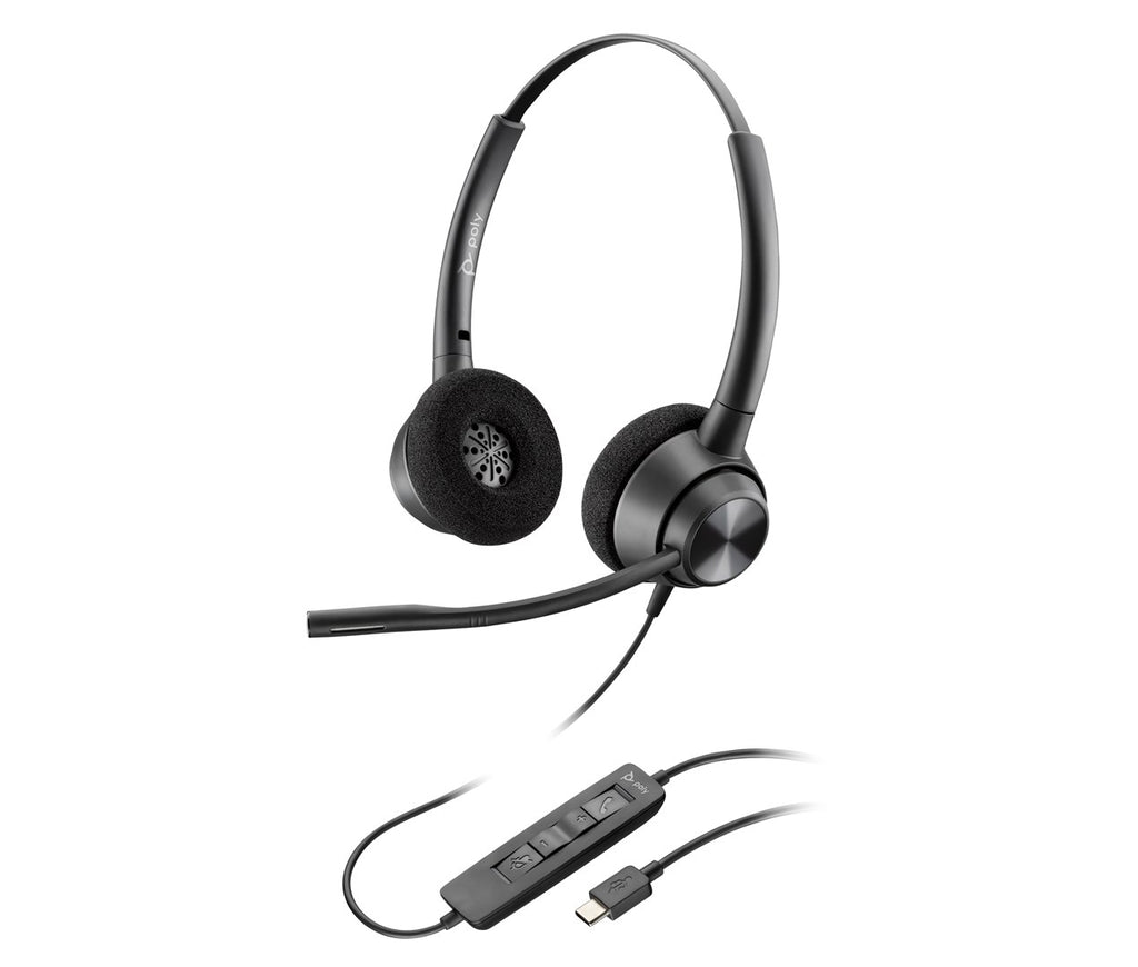 Hewlett-Packard Headset USB-C Boom Microphone Black 767F9AA
