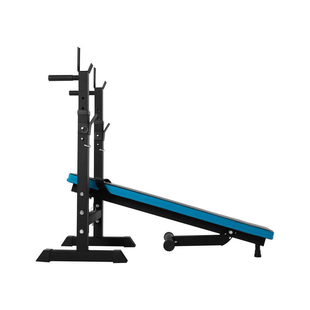 REBEL ACTIVE Adjustable Straight Training Bench with Stands