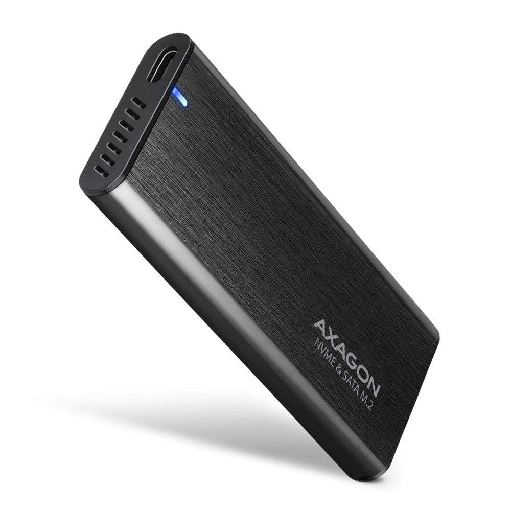 AXAGON SSD Enclosure USB-C 3.2 Gen 2 for M.2 NVMe & SATA EEM2-SB2