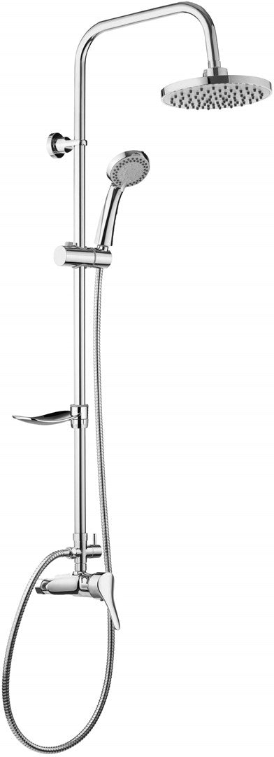 Deante Rain Shower with Mixer Tap Joko Round 5-Function 1180mm