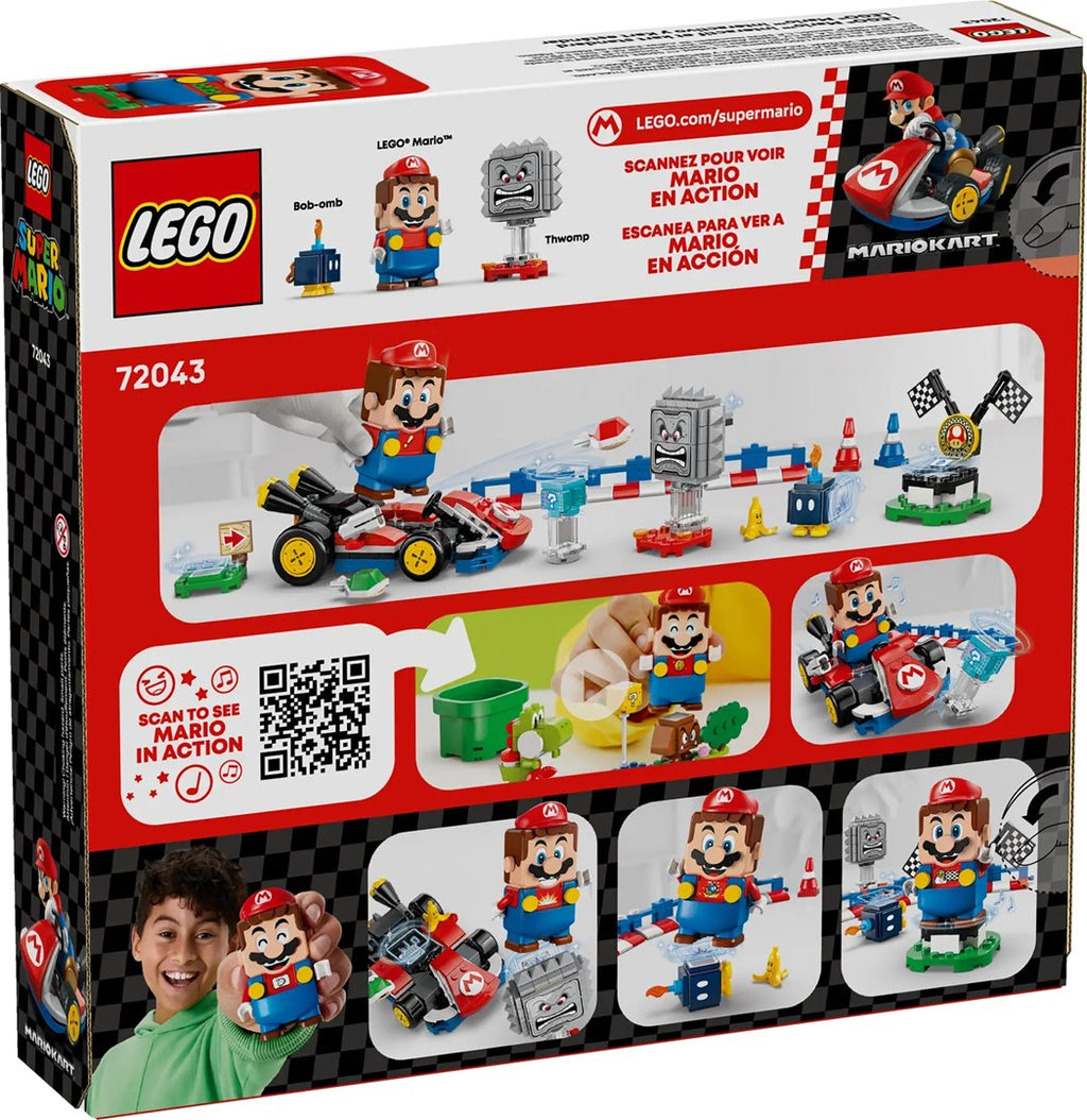 LEGO Super Mario Interactive Mario and Standard Kart Playset 72043