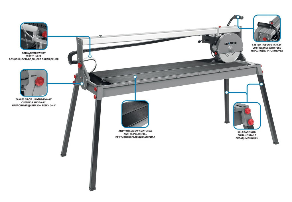 Graphite 59G892 manual tile cutter