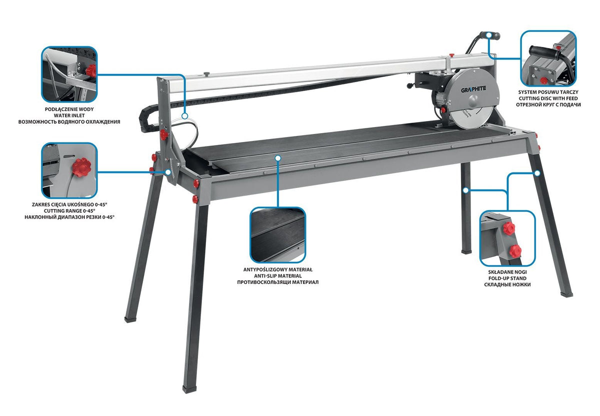 Graphite 59G892 manual tile cutter