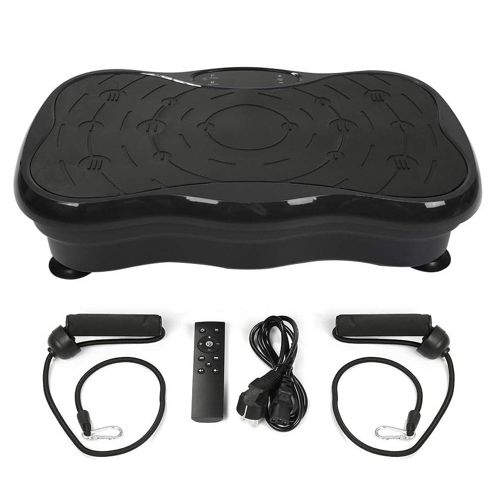 Extralink Moonwalk Spin Move Platofrma Wibracyjna do Cwiczen Fitness 200W czarna