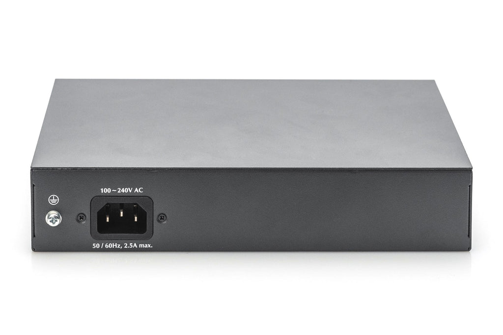 DIGITUS DN-95140 Unmanaged Switch - 6 x 10/100/1000 PoE++ + 2 x 10/100/1000 + 2 x SFP