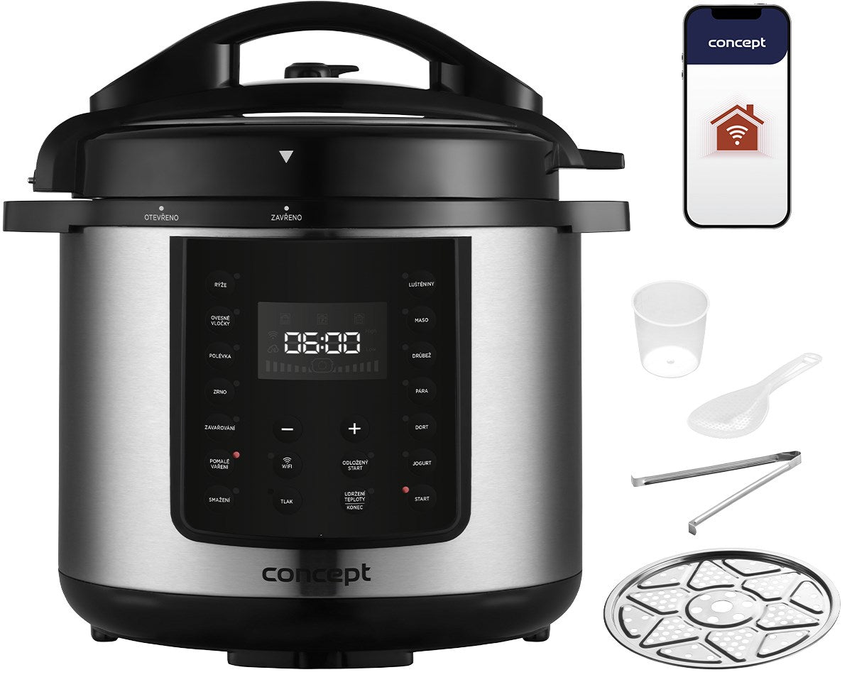 Concept CK8001 multi cooker 5.6 L 1000 W Black  Stainless steel