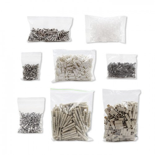 Qoltec 54433 Fiber Optic Connector SC 2.0 mm Assembly Kit 200pcs