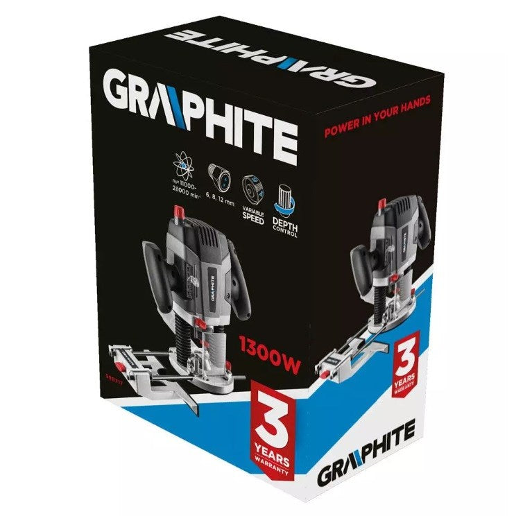Router 1300W Chuck 6-12 mm