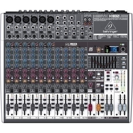 Behringer Audio Mixer 18 Channels 24-bit 6354 g 432 mm x 525 mm x 152 mm