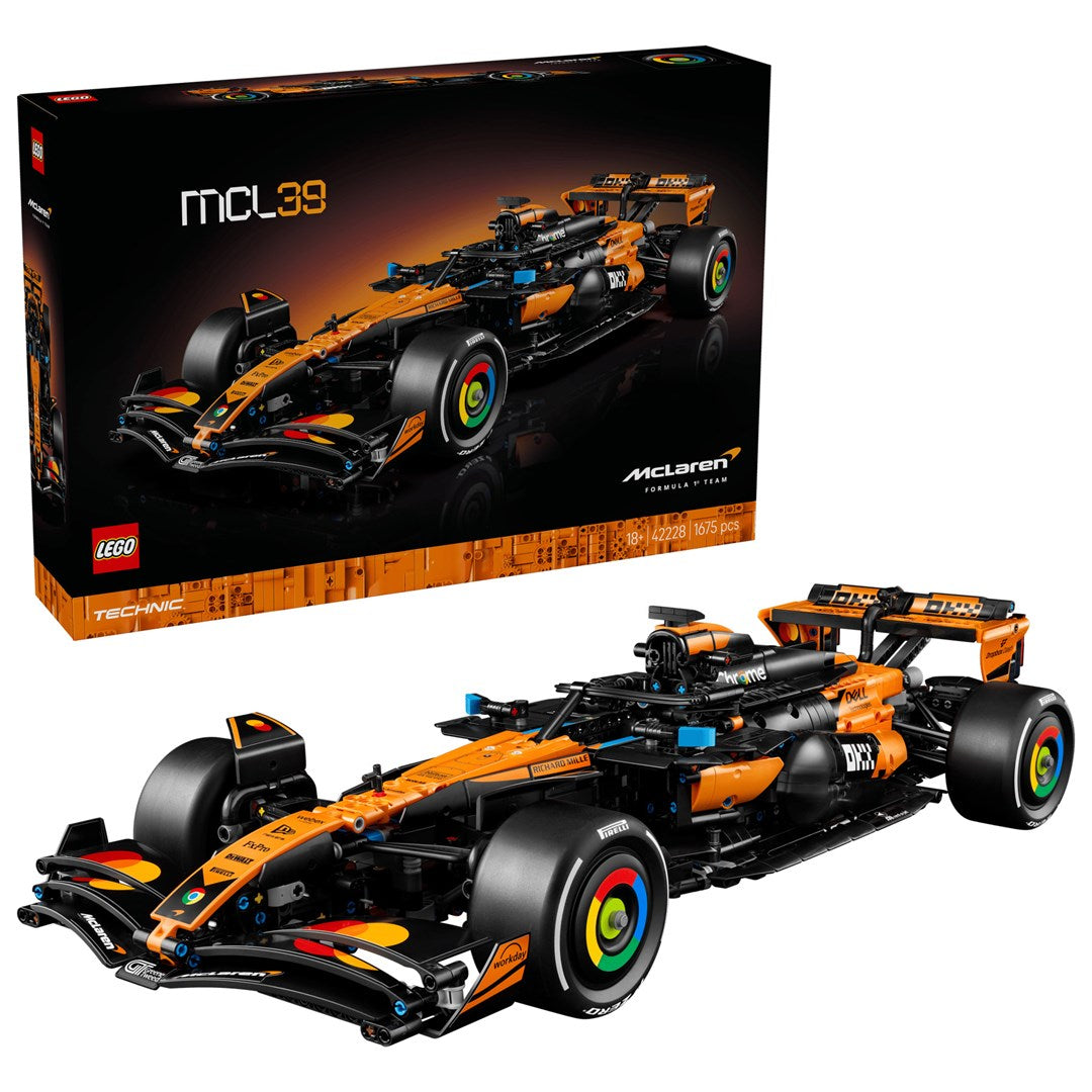 LEGO TECHNIC Building Blocks 42228 McLaren MCL39 F1 Car - 1675 Pieces - Ages 18+