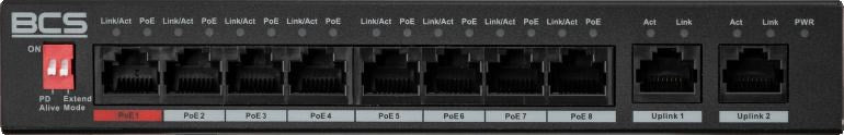 BCS Switch Reliable Network Model BCS-L-SP0802G(2)