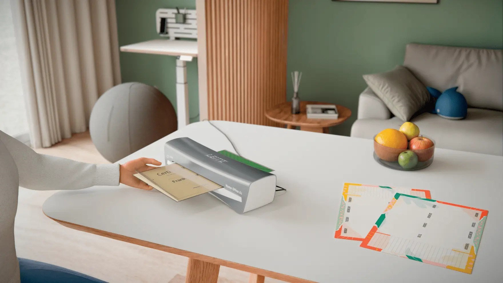 LEITZ A4 Laminator for Home Office, Grey, 73680089