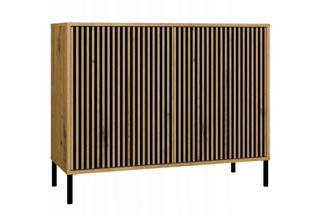 KAMARO 2D Slim Chest of Drawers Artisan Oak