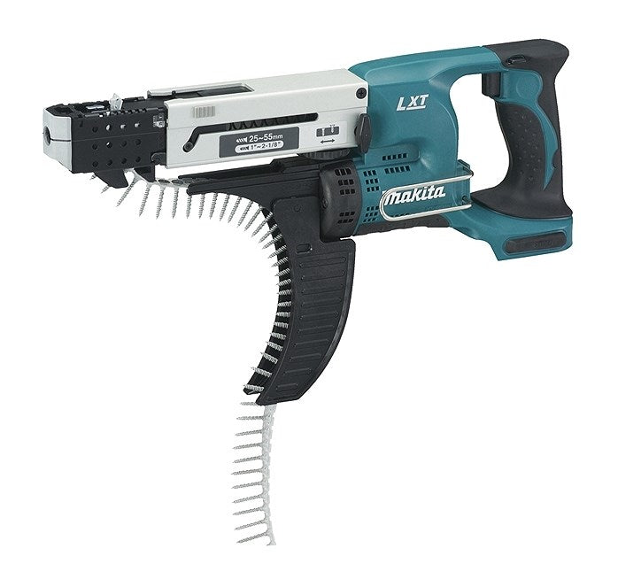 Makita DFR550Z Cordless Screwdriver with Automatic Bit Feed - 18V