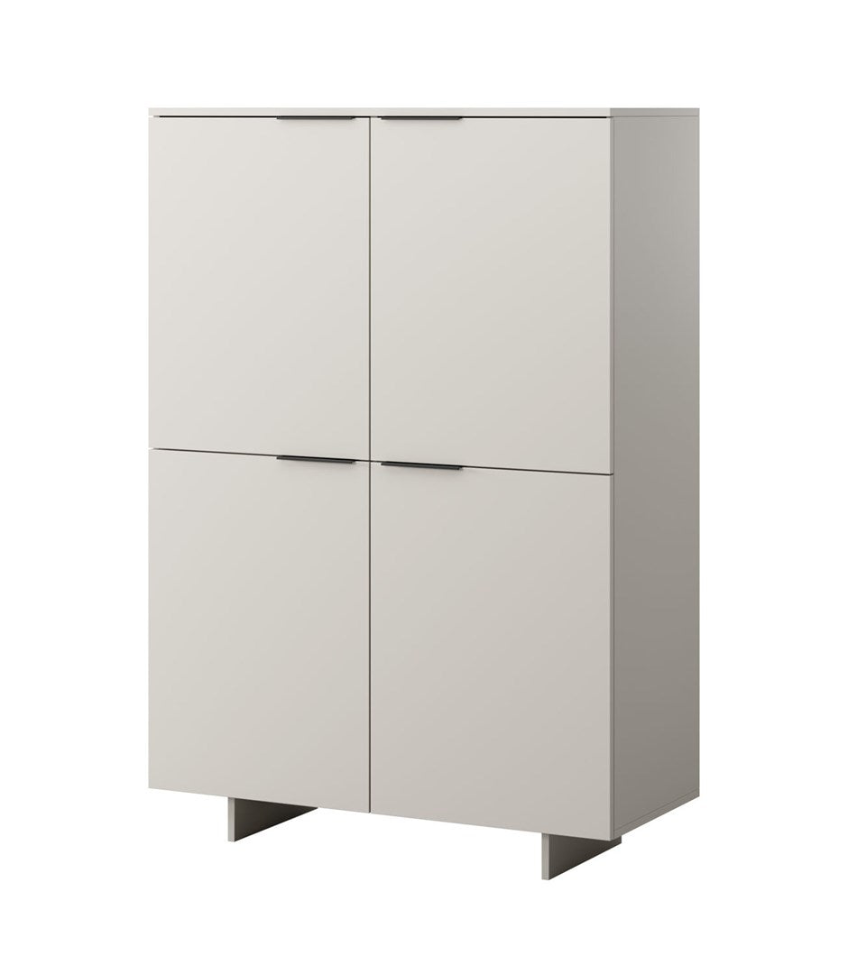 Cama Chest of Drawers ALMA 100x41.5xH145 Cashmere