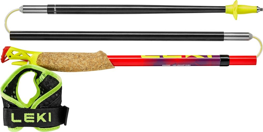LEKI TRL Ultratrail FX One Trekking Poles 115 cm Red
