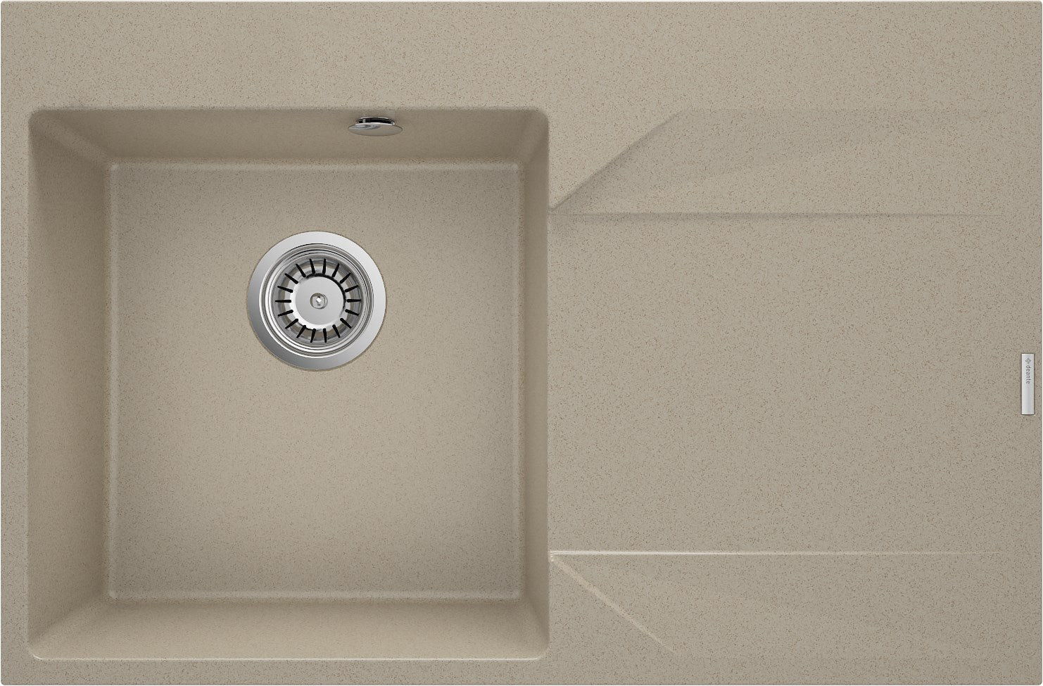 Sink granite w/drainer - right
