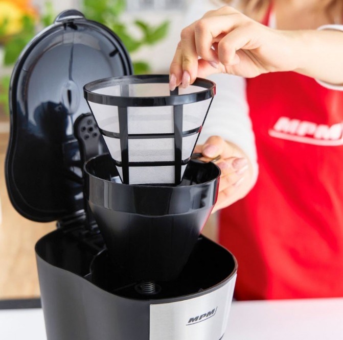 MPM MKW-12 Drip Coffee Maker - Black