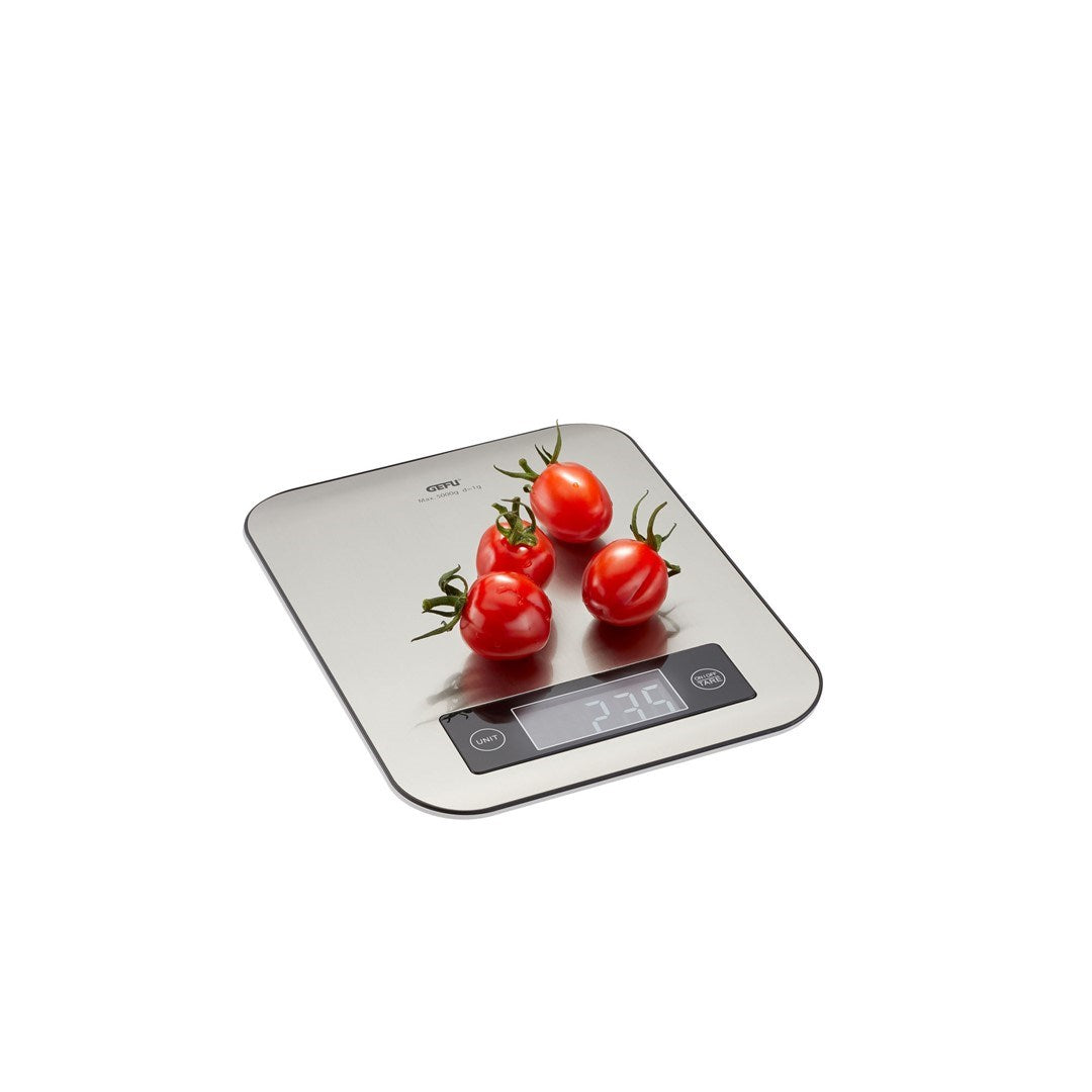 GEFU Electronic Kitchen Scale G-21930,5 kg Capacity, Stainless Steel