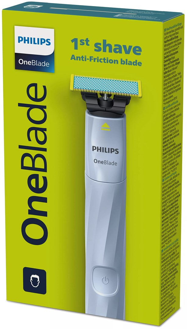 Philips OneBlade First Shave QP1324/20 - Washable, 30 min Runtime, Rechargeable