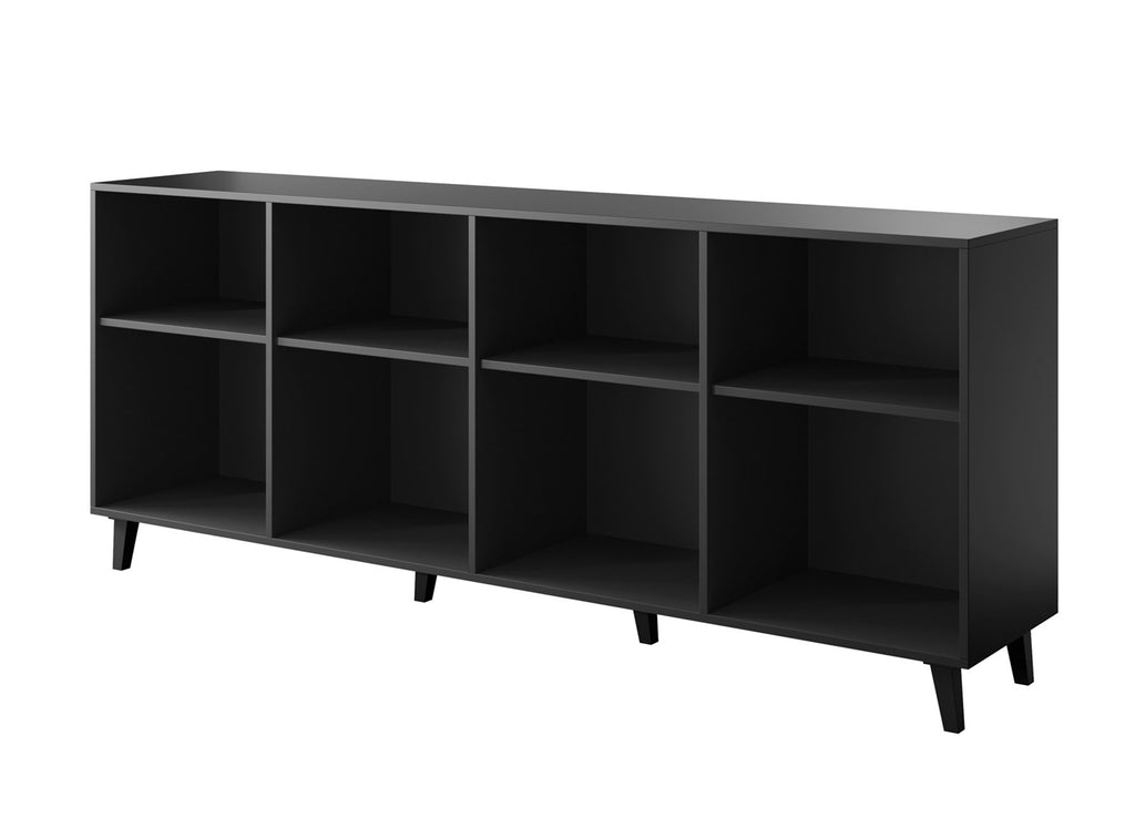 ASTI Chest of Drawers 200x42x82 Black Matt