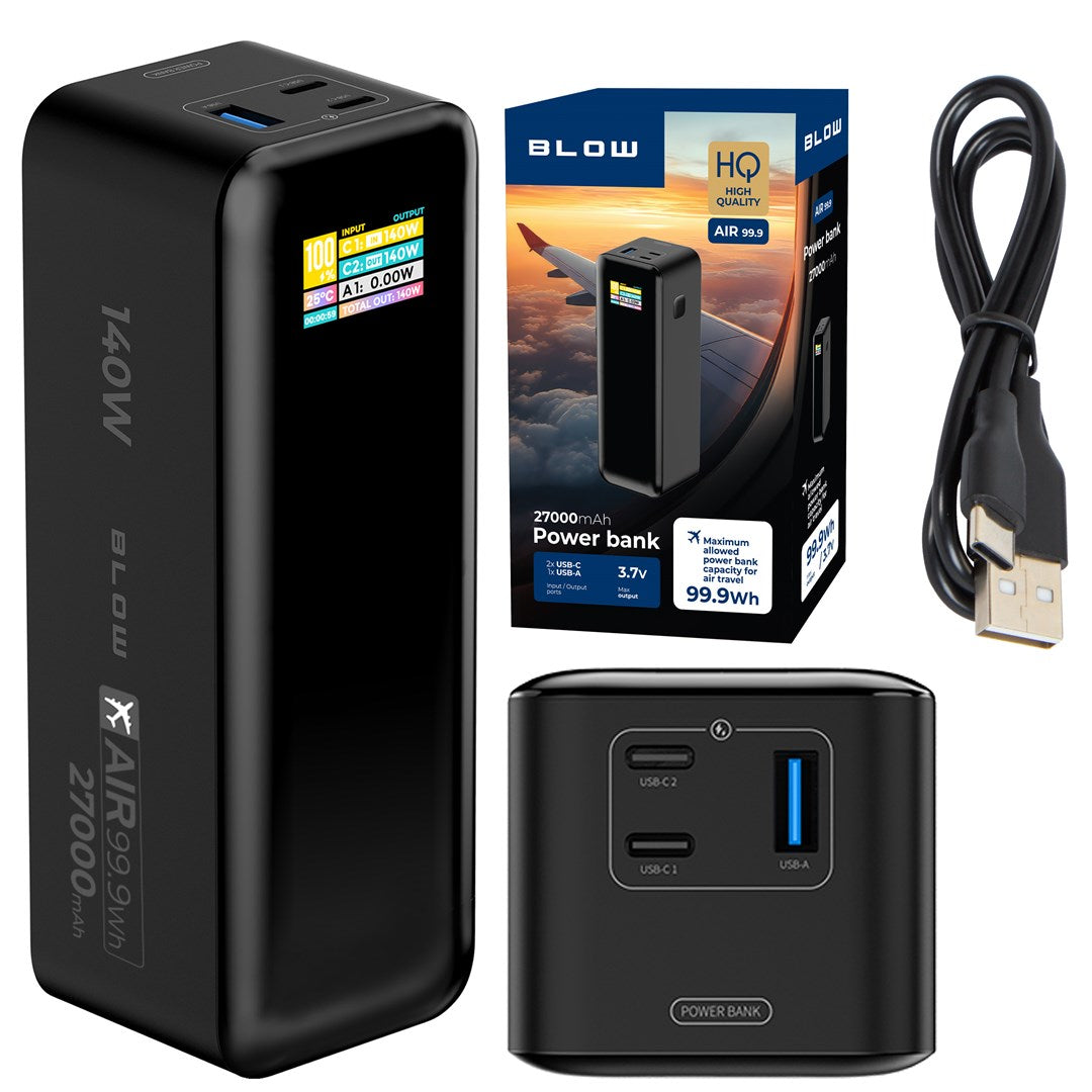 Power Bank 27000mAh PD 140W AIR99.9 LCD