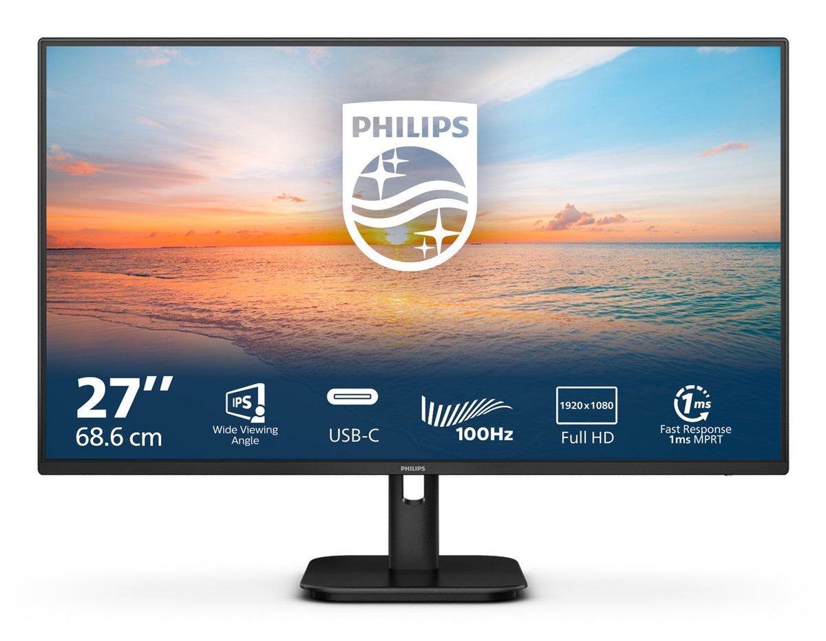 Philips 1000 Series 27E1N1300A/00 Computer Monitor 27" Full HD LCD Black