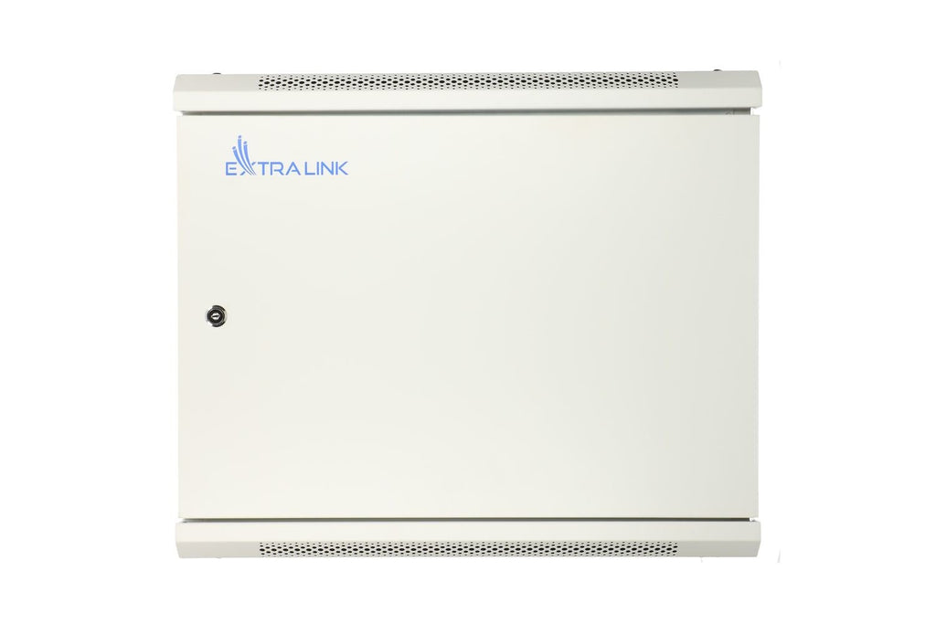 Extralink 12U 600x450 ASP Grey | Rack cabinet | wall-mounted  solid sheet metal door