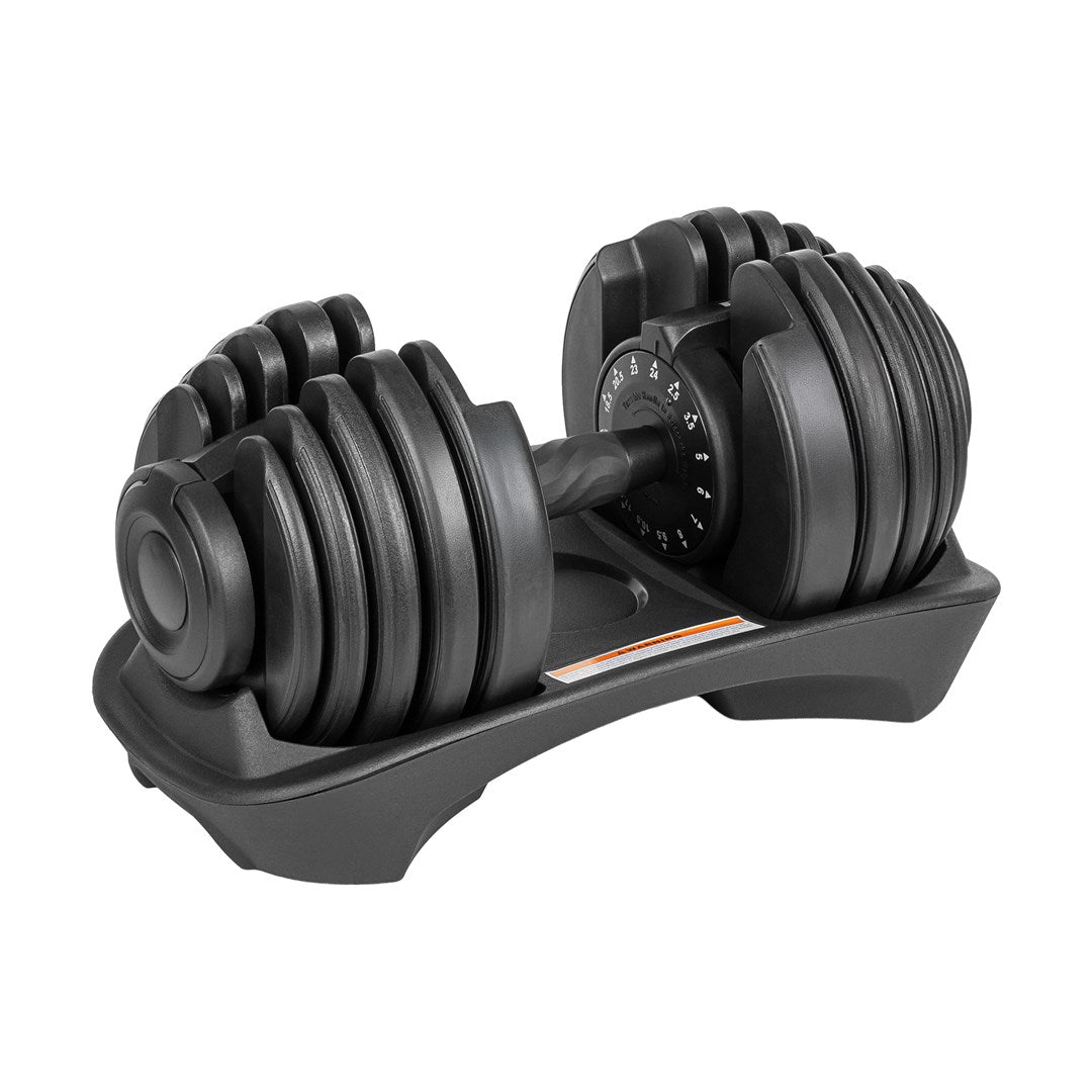 REBEL ACTIVE Adjustable Cast Iron Dumbbell 24 kg