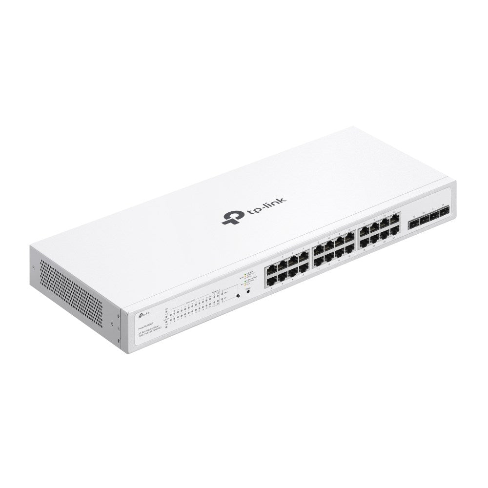 TP-Link Festa FS328GP V1 - Smart Switch, 24 x 10/100/1000 (PoE+) + 4 x Gigabit SFP