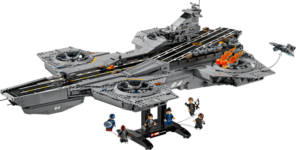 LEGO Marvel Building Blocks Set 76354 - S.H.I.E.L.D. Helicarrier - 3057 Pieces, 18+ Age