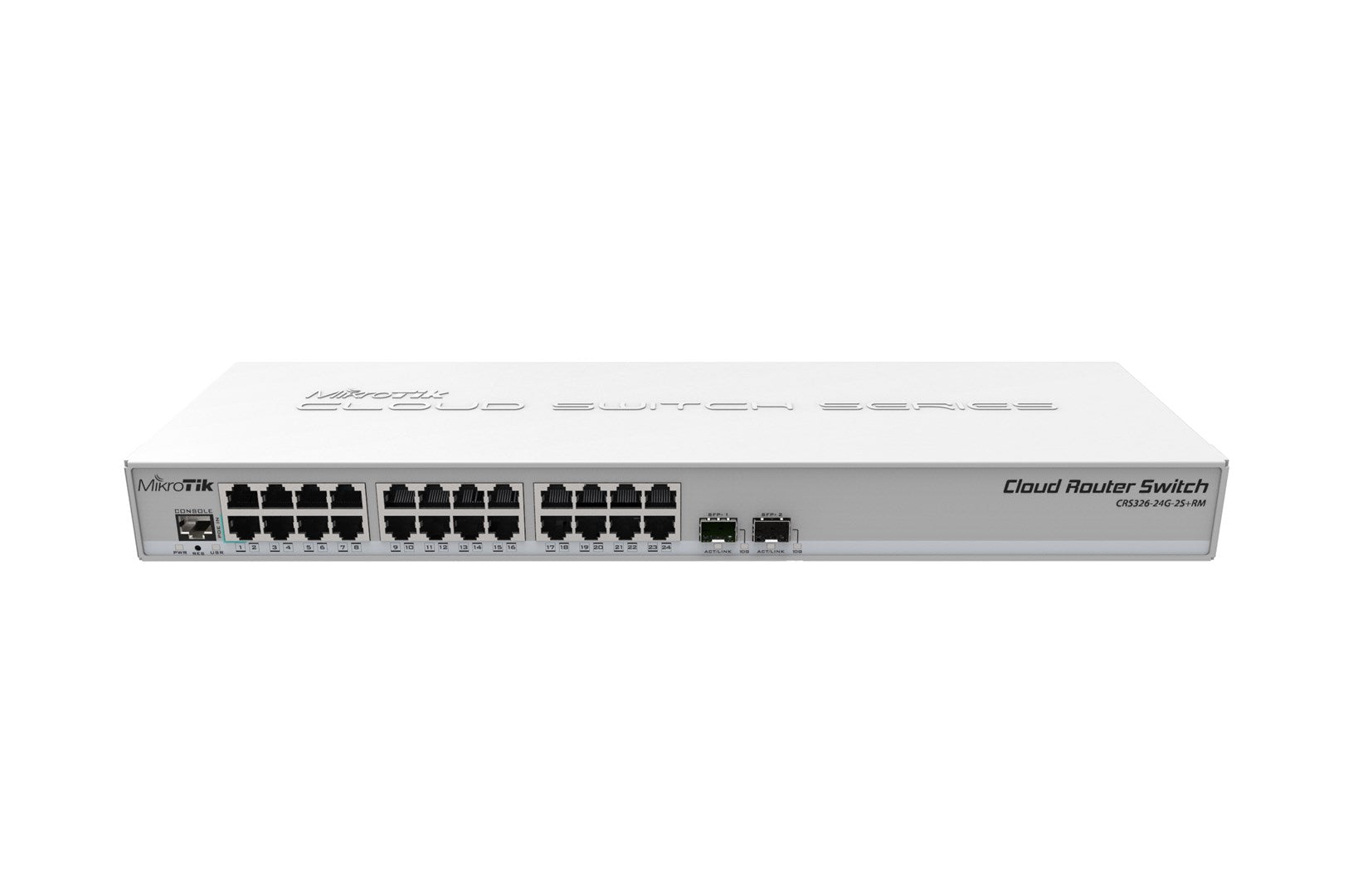 Mikrotik CRS326-24 G-2S+RM Managed L2 Gigabit Ethernet Switch Grey