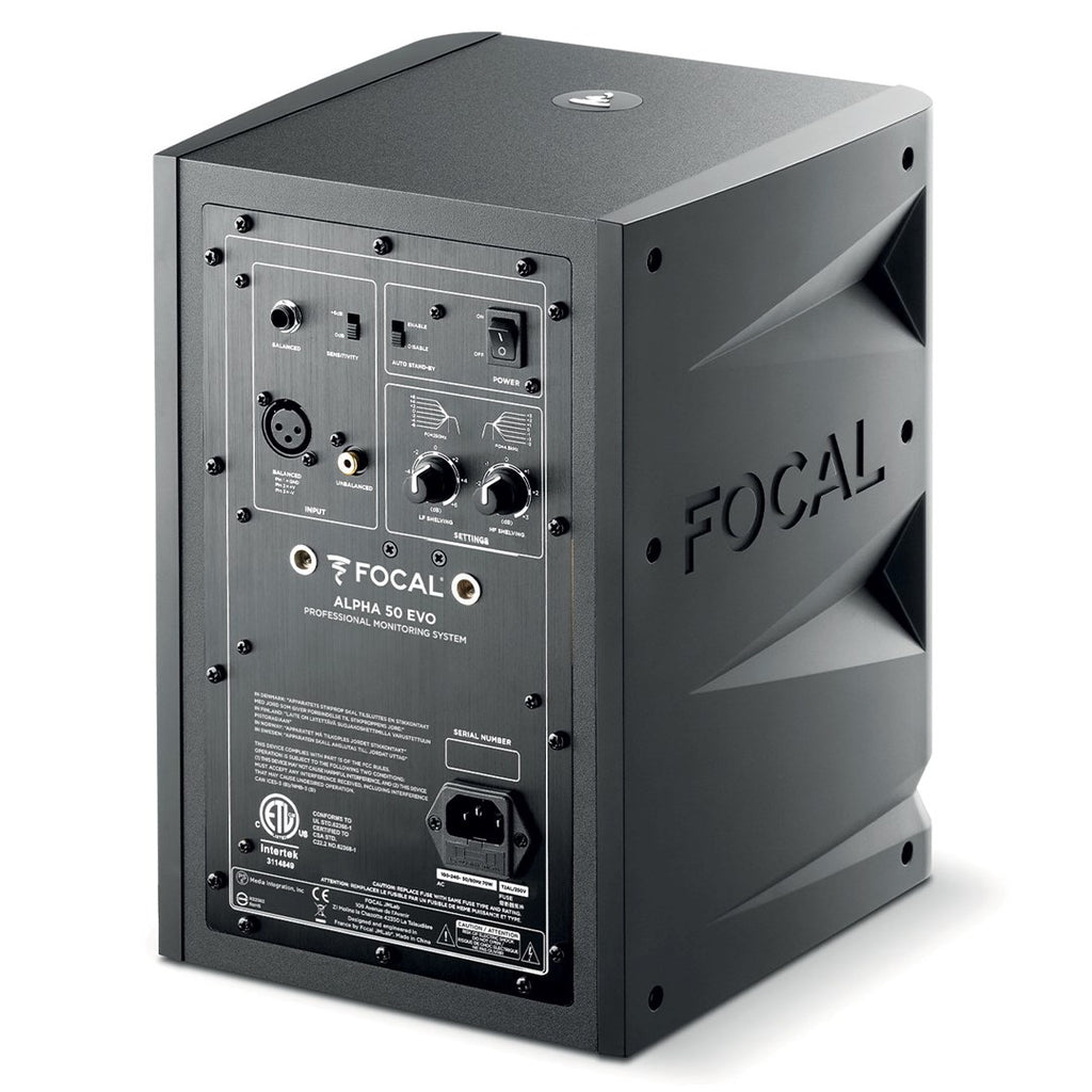 FOCAL Alpha Evo 50 Active Studio Monitor 45-22000 Hz 101 dB FOASSFAL501B023
