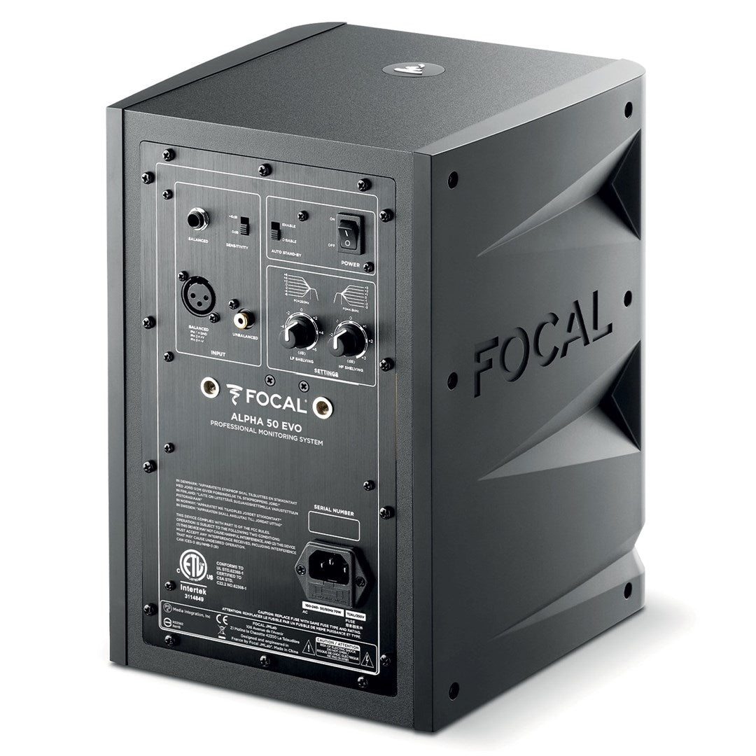 FOCAL Alpha Evo 50 Active Studio Monitor 45-22000 Hz 101 dB FOASSFAL501B023