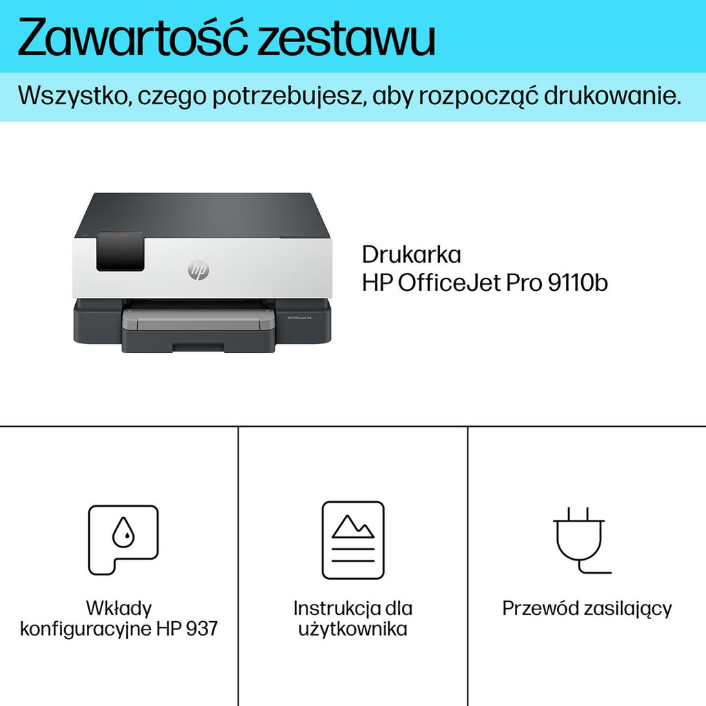 HP OfficeJet Pro 9110b Wireless Color Printer, Duplex Printing, 5A0S3B