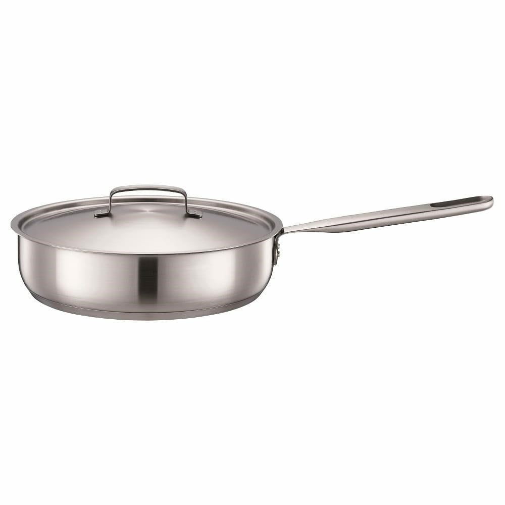 Fiskars Chef's Frying Pan 26 cm with Lid All Steel | Model 1064746