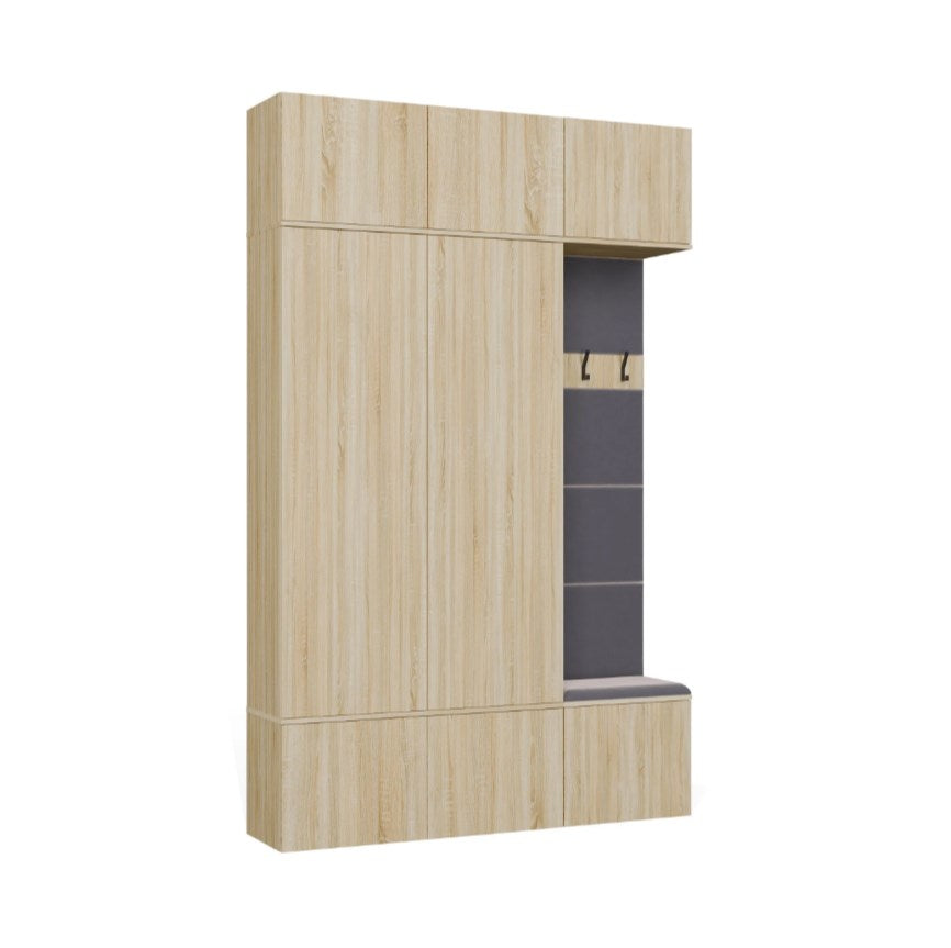HAGA III 2SZ1W Wardrobe – Sonoma Oak