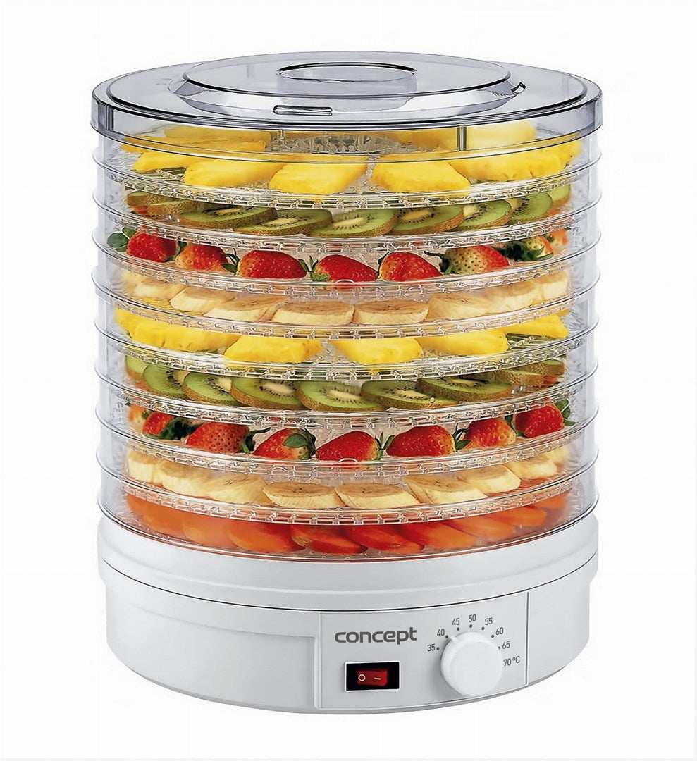 CONCEPT Dehydrator 245 W for Mushrooms, Vegetables, and Fruits SO1020