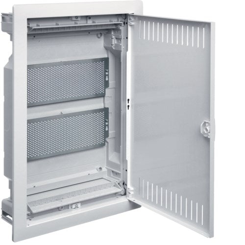 HAGER VDI Flush-mounted Distributor 2R 2x Mounting Plate