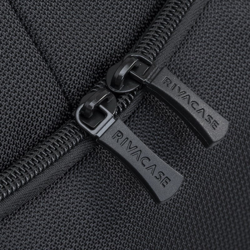 Rivacase Tegel 8455 Notebook Backpack, Eco, 43.9 cm, Up to 17.3", Black (8455 BLACK)