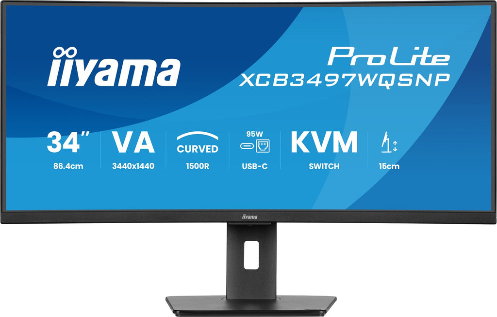 IIYAMA LCD Monitor 34 inch UltraWide Quad HD 3440 x 1440 527242