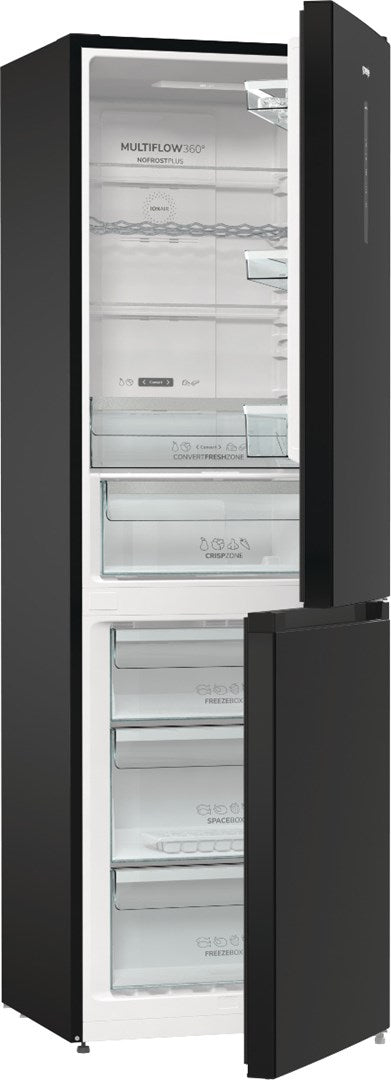 Gorenje Fridge-Freezer 302 L Black NRK6192ABK4